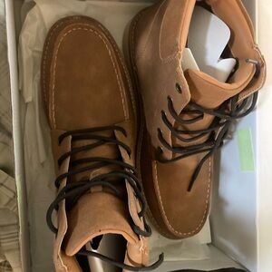 Club Room Brown Casual Boots with Moccasin Toe